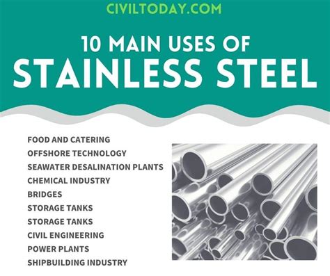 uses of stainless steel